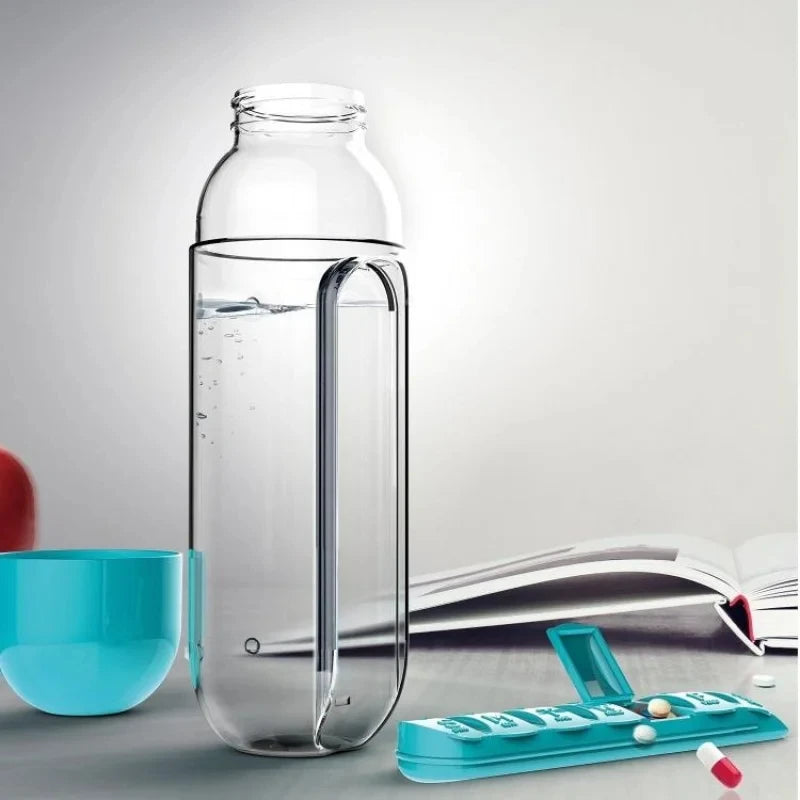 Mr VitaBottle™ - Water Bottle & Pill Container